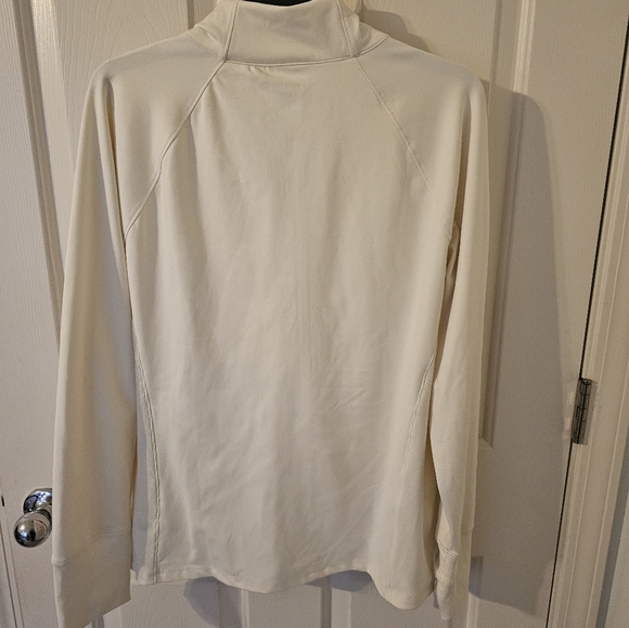FREELY Jacket Women's White Stretch Zip Up Made in Egypt Sports Casual Size XL - Picture 5 of 7